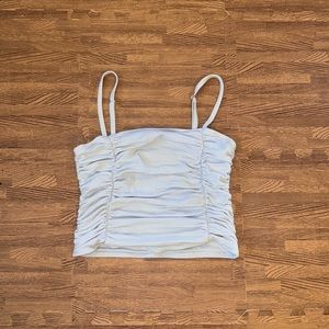 HOLLISTER SMALL LIGHT BLUE/PURPLE TANK TOP WITH ADJUSTABLE STRAPS